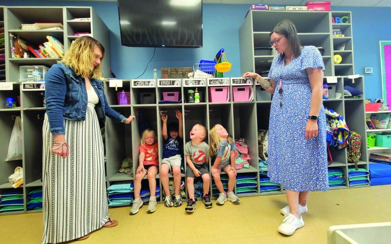 Enoch Autry/The Clayton Tribune. The Creative Learning Center will expand with an infant program on Aug. 5.